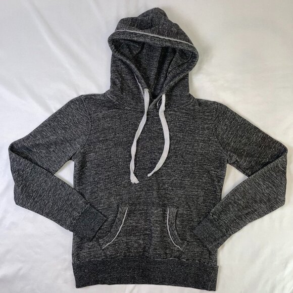 Reflex Boys Size S Hoodie Heather Gray White Trim Long Sleeves - Picture 1 of 7